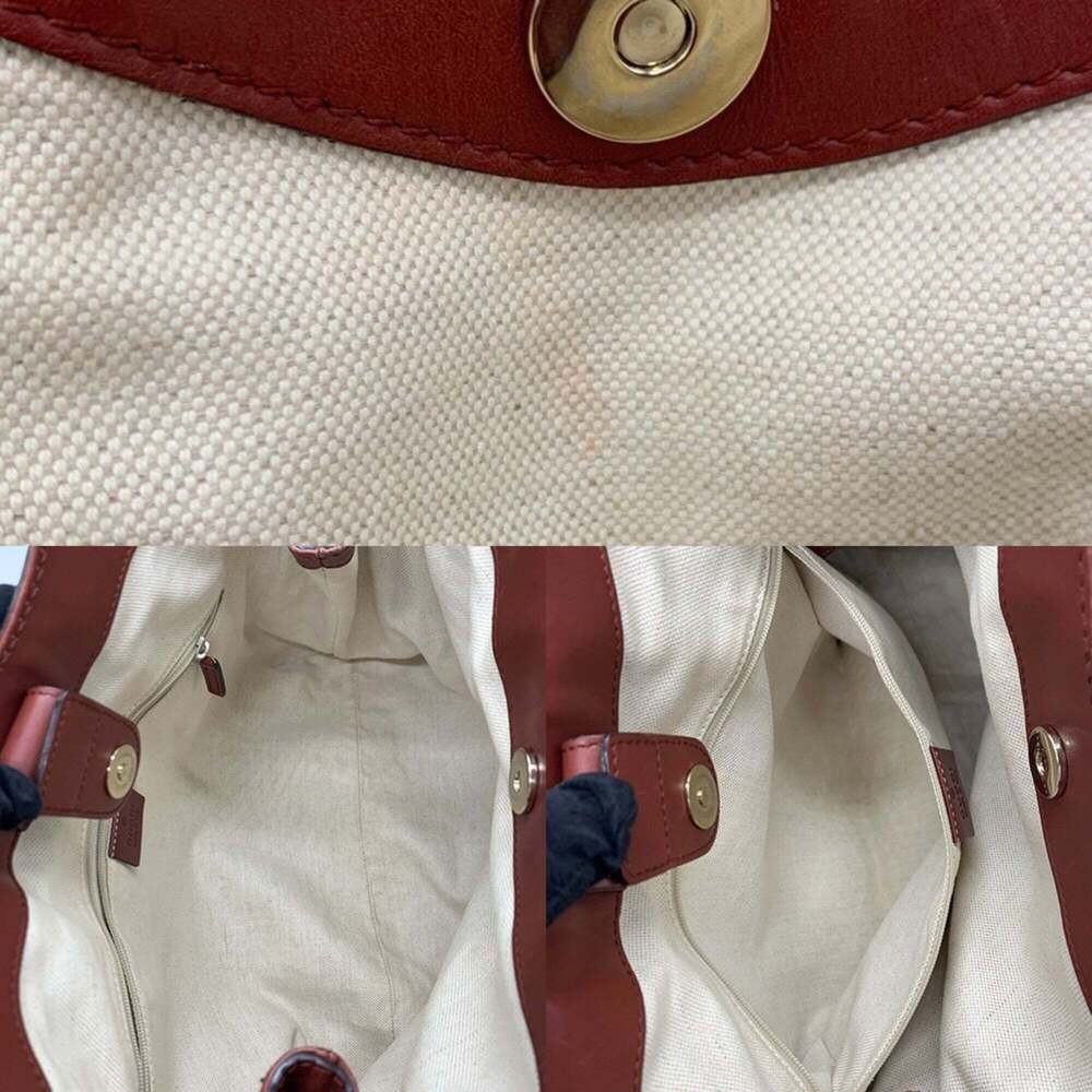 GUCCI Brown Leather Tote Bag - Picture 5 of 6